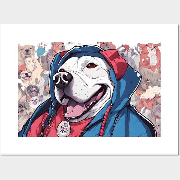 pet portrait art Wall Art by M color studio